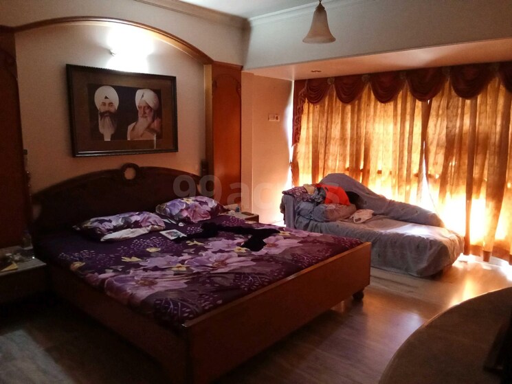Bedroom, clover-center 3 Bedroom 1750 Sq.Ft. Apartment In Camp Pune 7686483