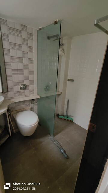 Bathroom in 3 BHK Apartment at Vasai West – for Rent