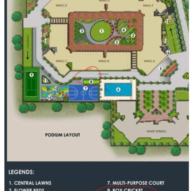 Master Plan, cci-rivali-park 2 Bedroom 814 Sq.Ft. Apartment In Magathane Mumbai 7687386