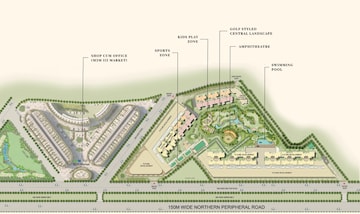 4 BHK Apartment – Map Location View at M3M Capital, Sector 113 - for Sale
