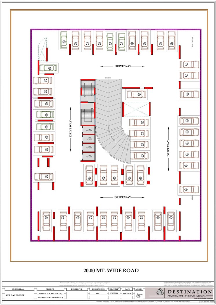 Floor Plan, shreeji-neelkanth 1 Bedroom 680 Sq.Ft. Apartment In Pushpak Nagar Navi Mumbai 7687794