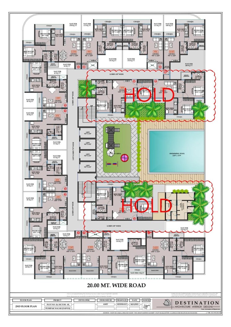 Floor Plan, shreeji-neelkanth 1 Bedroom 680 Sq.Ft. Apartment In Pushpak Nagar Navi Mumbai 7687794