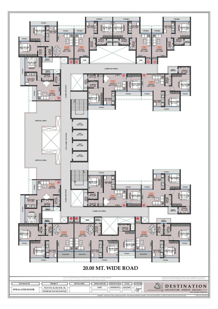 Floor Plan, shreeji-neelkanth 1 Bedroom 680 Sq.Ft. Apartment In Pushpak Nagar Navi Mumbai 7687794