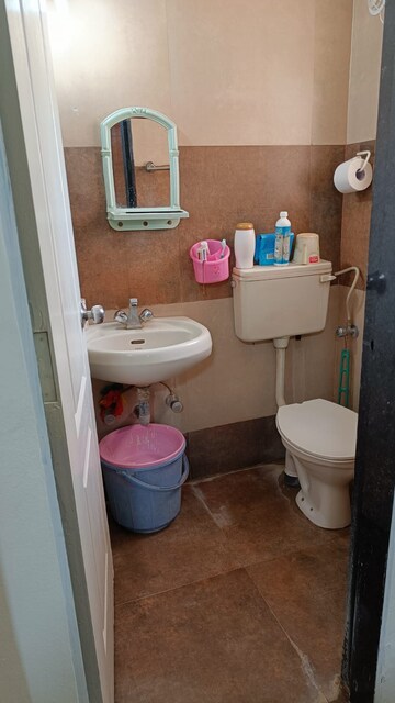 Bathroom in 2 BHK Apartment at Gulmohar Helios, Kharadi – for Sale