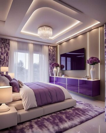 Bedroom in 3 BHK Apartment at Rustomjee Seasons, Bandra East – for Sale
