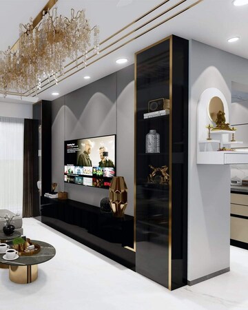 Kitchen in 3 BHK Apartment at Adani Ten BKC, Bandra East – for Sale
