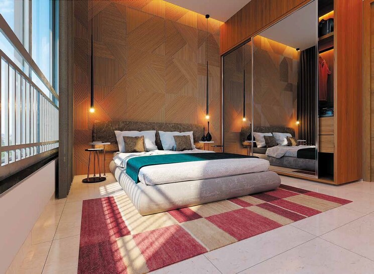 Bedroom, mahindra-roots 1 Bedroom 448 Sq.Ft. Apartment In Kandivali East Mumbai 7689056