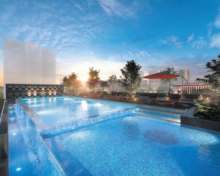 Swimming Pool, mahindra-roots 1 Bedroom 448 Sq.Ft. Apartment In Kandivali East Mumbai 7689056