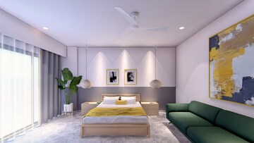 Bedroom in 3 BHK Apartment at Sweta Central Park II, Sector 48 – for Sale