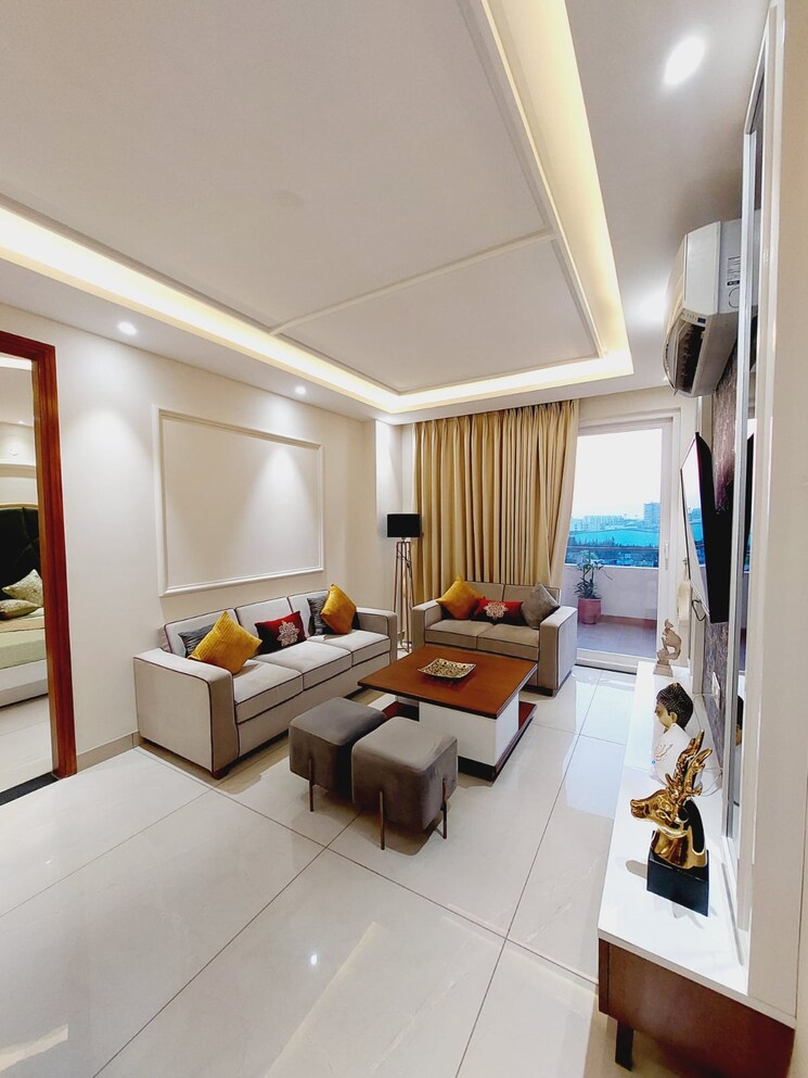 Living Room, mrs-hi-greens 4 Bedroom 2244 Sq.Ft. Apartment In Kishanpura Zirakpur 7689568