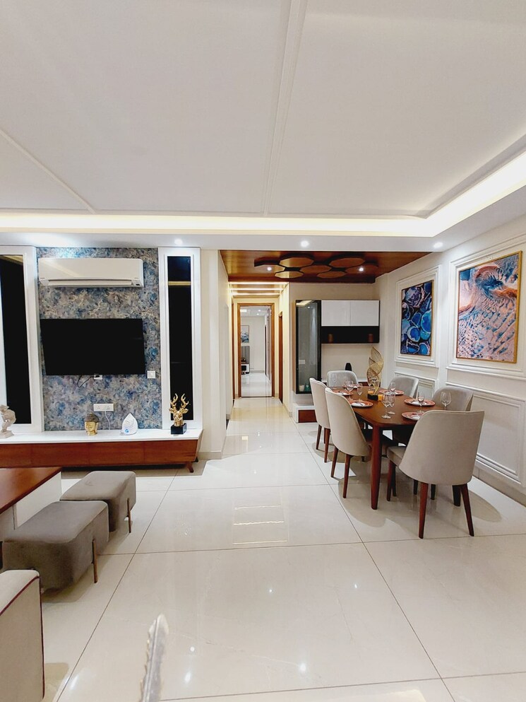 Living Room, mrs-hi-greens 4 Bedroom 2244 Sq.Ft. Apartment In Kishanpura Zirakpur 7689568