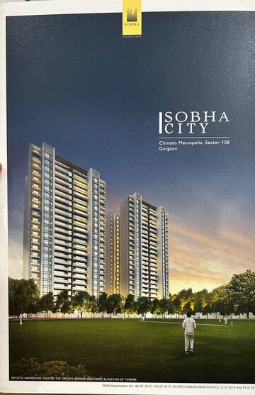 3 BHK Apartment – Exterior View View at Sobha City Gurgaon, Sector 108 - for Sale