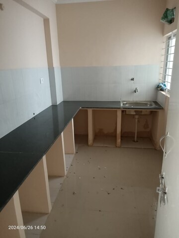 Kitchen in 3 BHK Apartment at Shiva Whispering Woods, Salaiya – for Sale