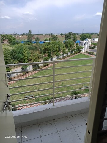 Balcony in 6 BHK Apartment at Shiva Whispering Woods, Salaiya – for Sale