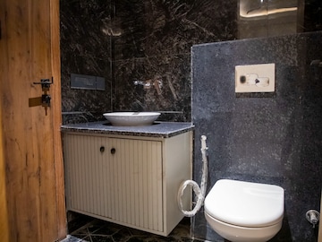 Bathroom in 4 BHK Builder Floor at Sushant Lok 2, Sector 57 – for Sale