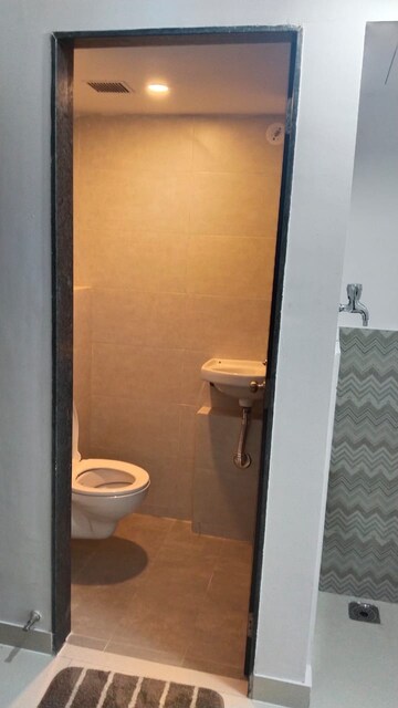 Bathroom in 1 BHK Apartment at Lodha Crown Kolshet, Kolshet Road – for Sale