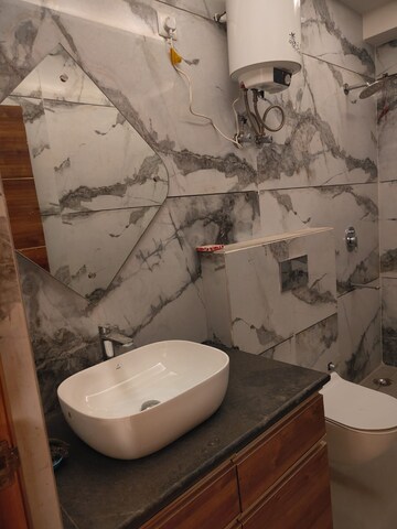 Bathroom in 4 BHK Builder Floor at Sushant Lok 3, Sector 57 – for Sale