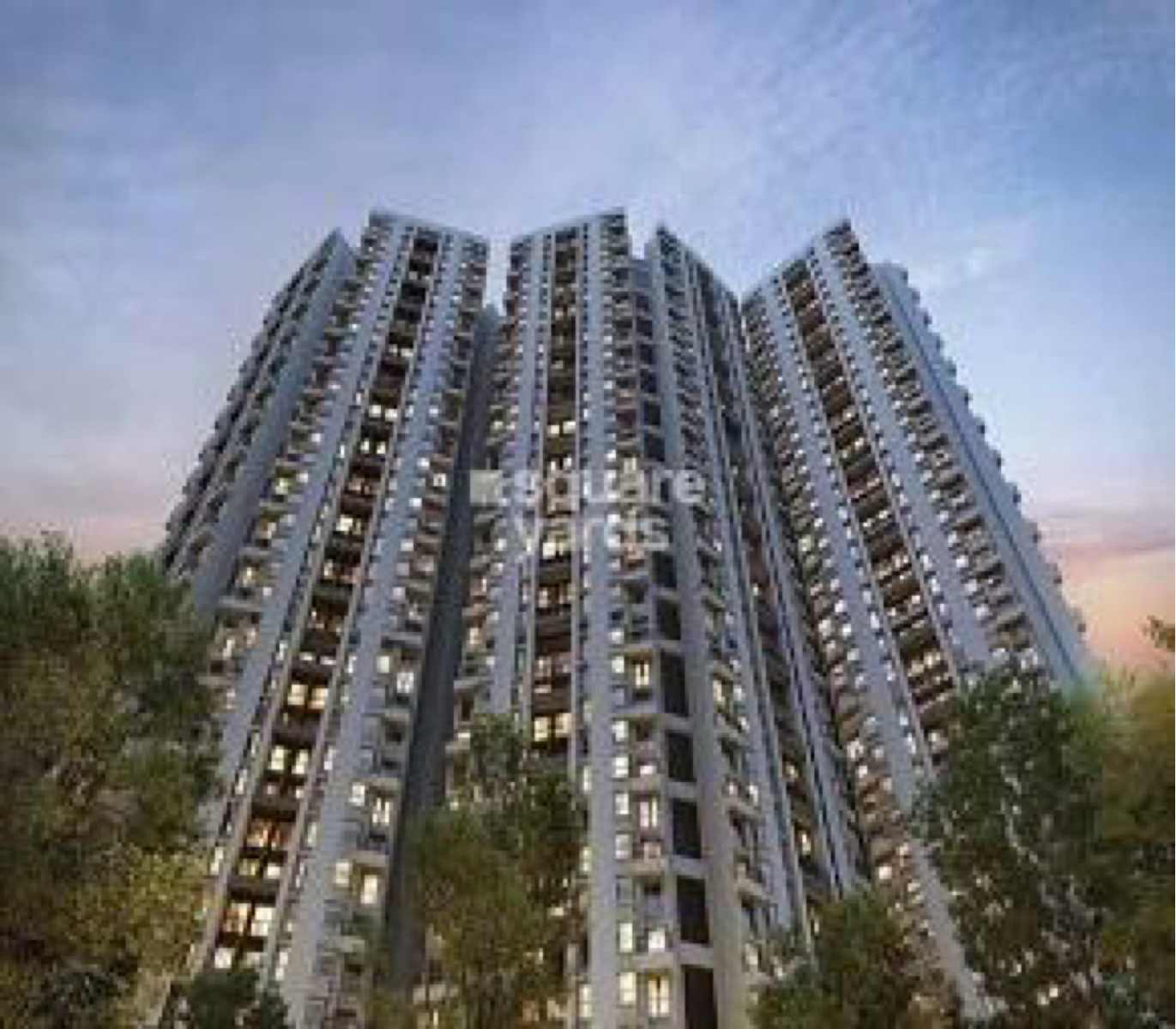 2 BHK Apartment For Rent in Adhiraj Samyama Tower 1C Central Park Navi Mumbai  7690708