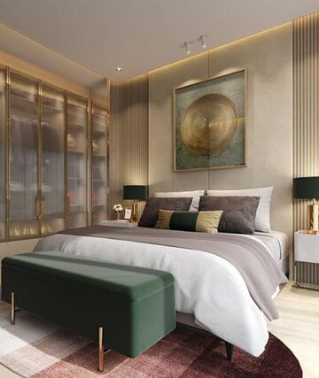 Bedroom in 2 BHK Apartment at Lodha Amara, Kolshet Road – for Sale