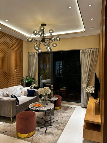Living Room in 1 BHK Apartment at Hiranandani The Walk, Ghodbunder Road – for Sale