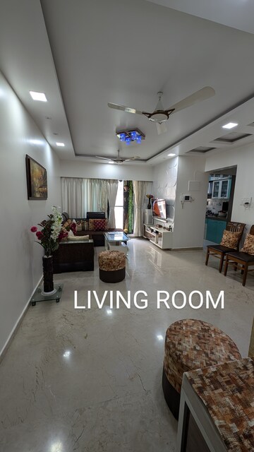 Living Room in 2 BHK Apartment at Dosti Vijeta, Vartak Nagar – for Sale