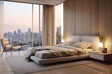 Bedroom in 3.5 BHK Builder Floor at Signature Global Twin Tower DXP, Sector 84 – for Sale