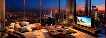 Living Room in 3.5 BHK Builder Floor at Signature Global Twin Tower DXP, Sector 84 – for Sale