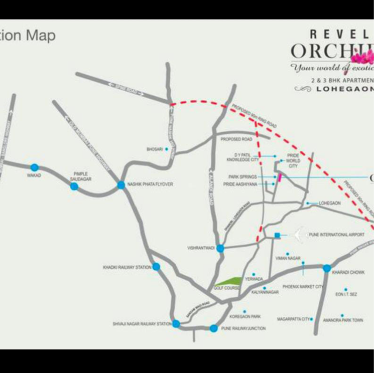 Map Location, rainbow-revell-orchid 3 Bedroom 1385 Sq.Ft. Apartment In Madhav Nagar Pune 7693320