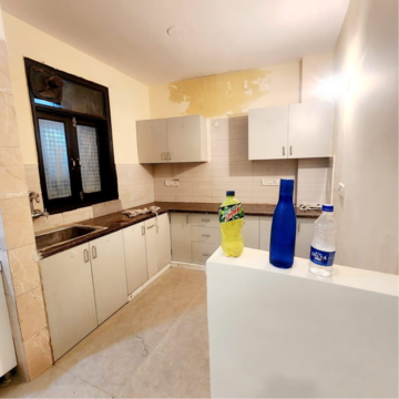 Kitchen in 3 BHK Builder Floor at Chattarpur – for Sale
