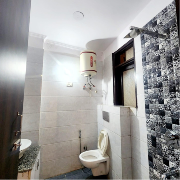 Bathroom in 3 BHK Builder Floor at Chattarpur – for Sale