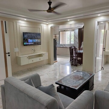 Living Room in 3 BHK Builder Floor at Chattarpur – for Sale