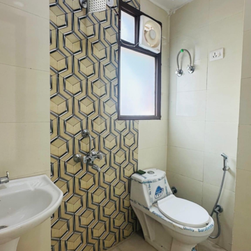 Bathroom in 3 BHK Builder Floor at Chattarpur – for Sale