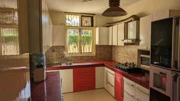 Kitchen in 4 BHK Builder Floor at Sushant Lok 3, Sector 57 – for Sale