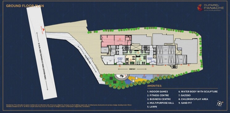 Master Plan, ruparel-panache 3 Bedroom 1185 Sq.Ft. Apartment In Santacruz West Mumbai 7695037