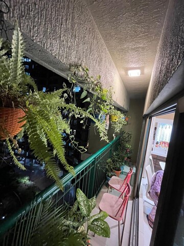 Balcony in 3 BHK Apartment at Kalpataru Hills, Manpada – for Sale