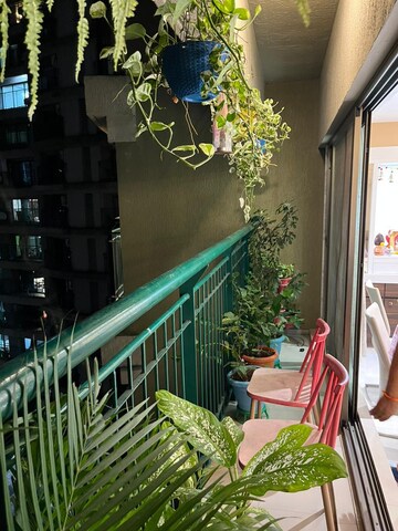 Balcony in 3 BHK Apartment at Kalpataru Hills, Manpada – for Sale