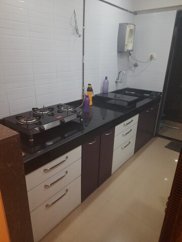 Kitchen in 2 BHK Apartment at Rustomjee Hazel, Majiwada – for Sale