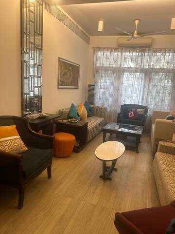 Living Room in 4 BHK Apartment at Alaknanda – for Sale
