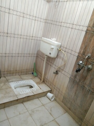 Bathroom in 2 BHK Builder Floor at Chattarpur – for Rent