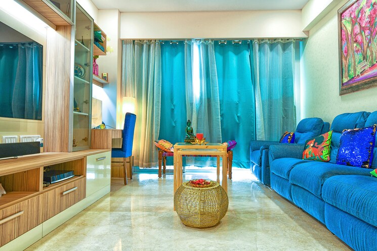 Living Room, l-t-crescent-bay-t2 3 Bedroom 1150 Sq.Ft. Apartment In Parel Mumbai 7698549