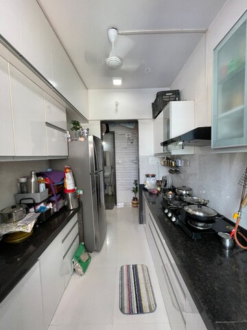 Kitchen in 1 BHK Apartment at Sheth Midori, Dahisar East – for Sale