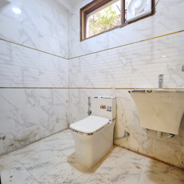 Bathroom in 3 BHK Builder Floor at Chattarpur – for Sale