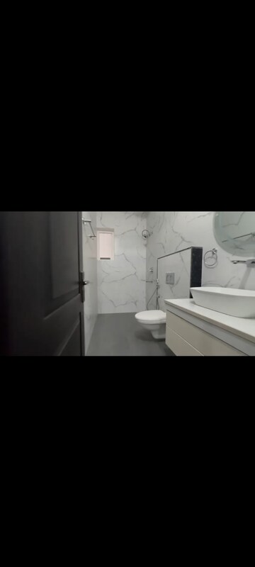 Bathroom in 3 BHK Builder Floor at Manohar Singh Palm Residency, North Mullanpur – for Sale