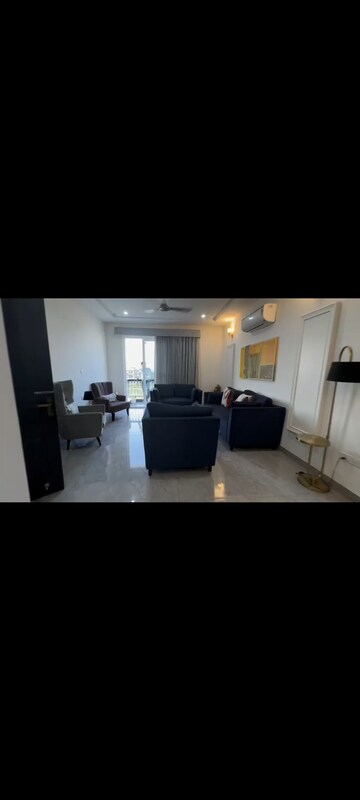 Living Room in 3 BHK Builder Floor at Manohar Singh Palm Residency, North Mullanpur – for Sale