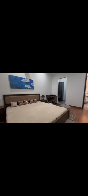 Bedroom in 3 BHK Builder Floor at Manohar Singh Palm Residency, North Mullanpur – for Sale