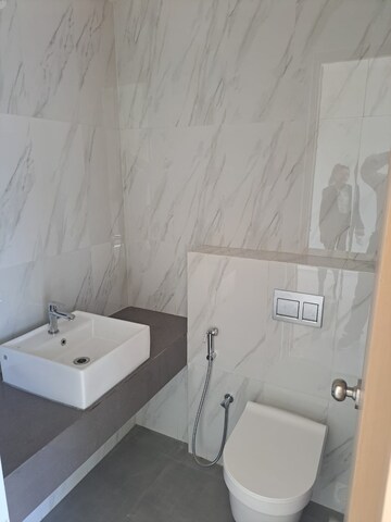 Bathroom in 3 BHK Apartment at Rajesh Raj Infinia, Malad West – for Rent