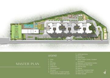 Master Plan in 3 BHK Apartment at Prestige Elm Park, Whitefield – for Sale