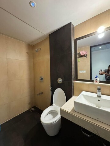Bathroom in 1 BHK Apartment at Lodha Splendora, Ghodbunder Road – for Sale