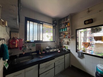 Kitchen in 1 RK Apartment at Jai Laxminarayan CHS, Mulund East – for Sale