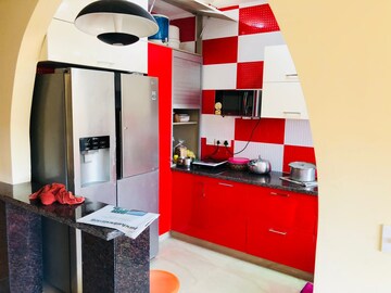 Kitchen in 3 BHK Builder Floor at Sushant Lok ii – for Sale